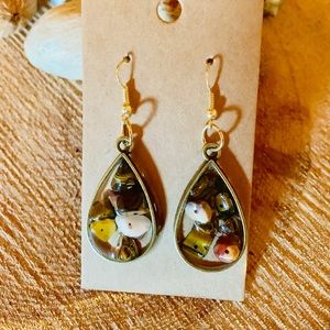 Fall colored earrings